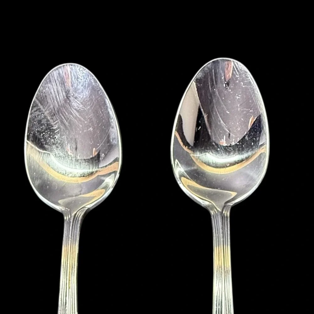 Pfaltzgraff FAIRISLE‎  Place/Oval Soup Spoons 6 7/8
